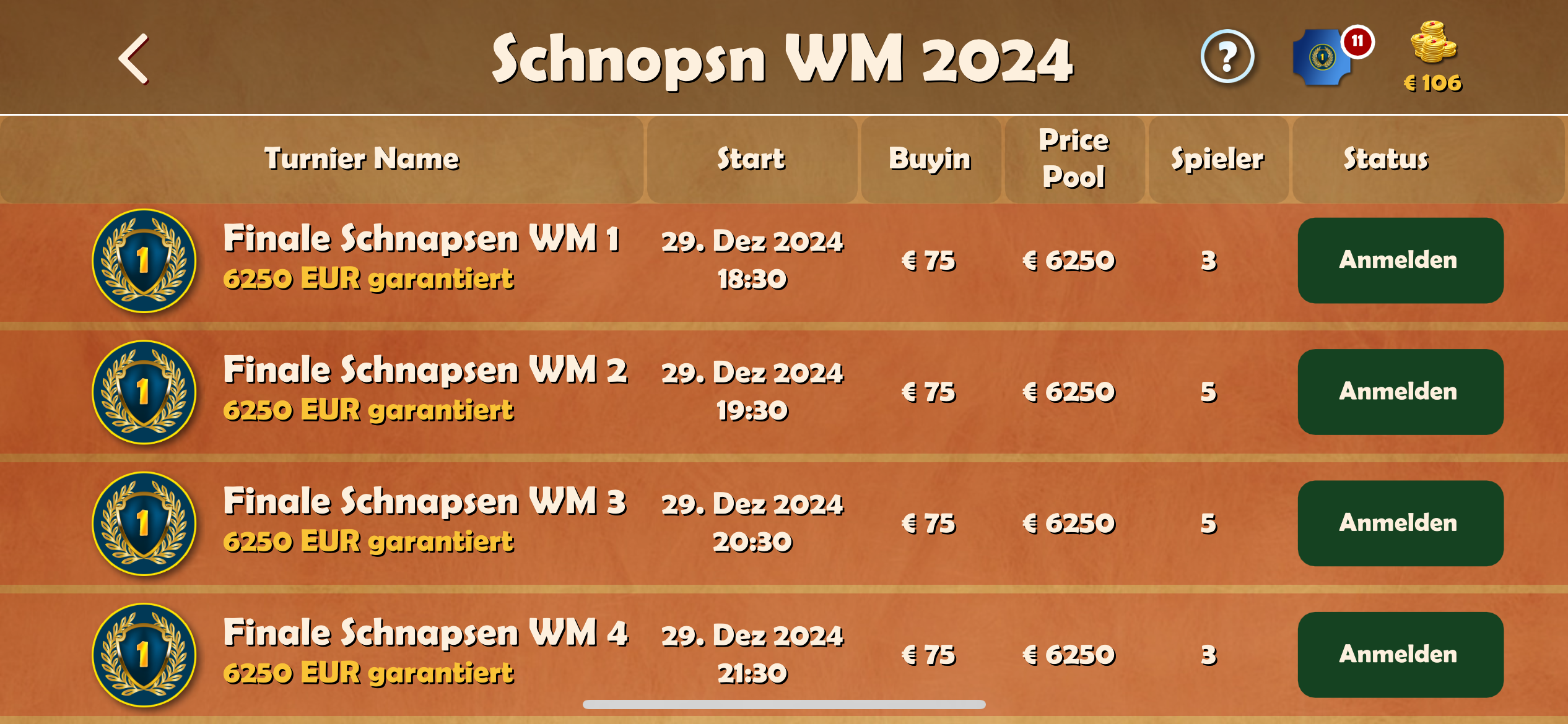 Die Schnapsen Weltmeisterschaft Schnopsn WM
